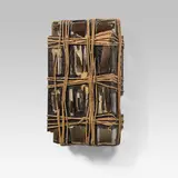 Walter Weer, Untitled, wall object, 1996, carboard, string, painted