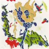 Max Weiler, Die innere Figur, 1989, coloured lithograph, edition 37/99; unframed
