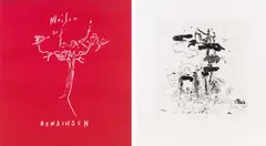 Max Weiler, Bewachsen, portfolio of 6 sheets, 1987, portfolio with etchings