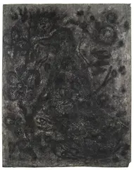 Otto Zitko, Untitled, 1992, charcoal and watercolour on paper