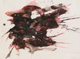Markus Prachensky, Liechtenstein, 1956, gouache on paper, unframed