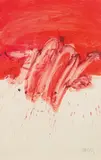 Markus Prachensky, Untitled, 1965, mixed media on cardboard
