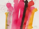 Markus Prachensky, Maremma, 1985, coloured ink on paper