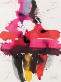 Markus Prachensky, Etruria, 1980, coloured ink on paper