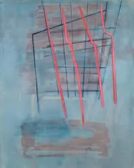 Suse Krawagna, Untitled, 2014, acrylic on canvas
