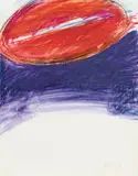 Markus Prachensky, Rechberg, 1966, mixed media on paper; unframed