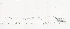 Walter Niedermayr, Mittel Allalin IV (Triptych), 2000, digital C-Print