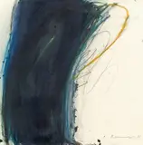 Arnulf Rainer, Wotruba Übermalung, 1965, oil chalk and graphite on paper