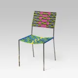 Franz West, Onkel-chair, 2006, steel, textile strips