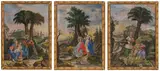 Series of three paintings by circle of Bartolomeo Altomonte, oil on canvas, offered Jun 2015