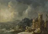 Johann Christian Vollerdt, Winter landscape
