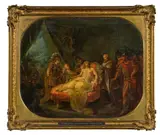 Alexander the Great with his doctor Philippus by attributet to Friedrich Heinrich Füger, oil on canvas, sold Jun 2015