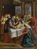 Presentation at the Temple by circle of Ambrosius Francken, oil on copper, offered Jun 2015