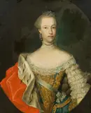 Portrait of a noble lady by circle of Martin van Meytens, oil on canvas, offered Jun 2015