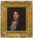 Portrait of Louis XIV by circle of Pierre Mignard, oil on canvas, sold Jun 2015