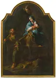 Johann Troger, Flight into Egypt, c. 1750, oil on canvas