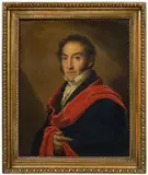 Portrait Ignaz Klang-Egger by Johann Baptist Lampi the younger, 1827, oil on canvas, sold Jun 2015