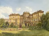 Franz Alt, Palais Lobkowitz in Prague (view from the South)