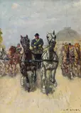 Carl Franz Bauer, Carriage race