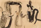 Kurt Moldovan, Study, 1961, India ink, watercolour on paper