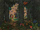 Carl Krenek, Hänsel and Gretel, 1913, Öl auf Hartfaserplatte