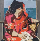 Cesar Klein, Spanish lady, 1927, oil on canvas