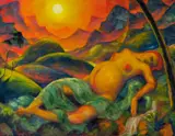 Ernst Nepo, Pregnant woman in the sun