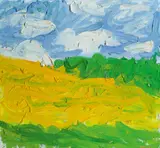 Parndorfer Heide by Otto Muehl, 1987, oil on canvas, sold May 2015