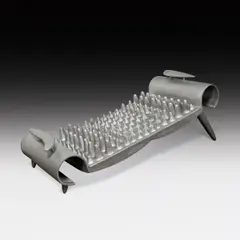Bruno Gironcoli, Bed, aluminum cast, edition: 7 pieces