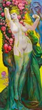Ernst Fuchs, Akt mit Goldhelm/Der goldene Helm