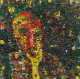 Untitled by Gunter Damisch, 1988/89, oil on canvas; unframed, sold Mar 2015