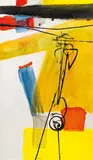 Gottfried Fabian, The painter, 1967, oil on canvas
