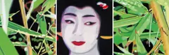 Andrea Holzinger, Bamboo-Geisha-Triptych, 2007/2008, oil on canvas