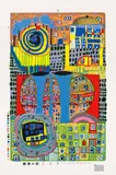 962 Lacrime Blue, HWG 112 by Friedensreich Hundertwasser, serigraphy; unframed, sold Mar 2015