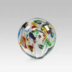 Helmut Hundstorfer, Glass sphere, ca. 2000, glass