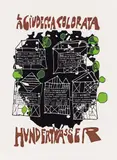 La Giudecca Colorata; portfolio 5 serigraphies in wooden box by Friedensreich Hundertwasser, serigraphy, offered Mar 2015