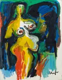 Female nude by Alfred Kornberger, 1998, oil on canvas, sold Mar 2015