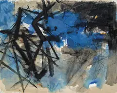 Robert Kabas, Natur, 2006, oil, acrylic, India ink on canvas