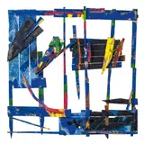 Arthur Kostner, Relievo, 1987, wood, painted