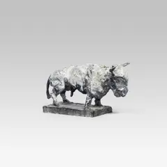 Taurus-Weiß by Markus Lüpertz, 2012, bronze, edition of 15; exemplar: 11/15, sold Mar 2015