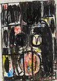 Rudolf Leitner-Gründberg, Untitled, 1987, mixed media on paper