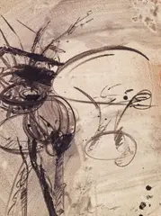 Untitled by Josef Mikl, 1980, mixed media on paper, offered Mar 2015