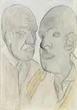 Oswald Oberhuber, Two male heads