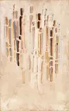 Group by Oswald Oberhuber, 1959, mixed media on chipboard, sold Mar 2015