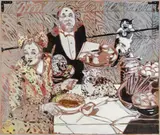 Peter Sengl, Blick auf Katzenstück, 1982, oil on canvas