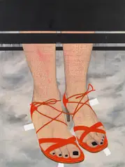Judith Sturm, Angel Paper Doll 1, 2011/2012, oil on canvas