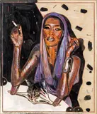 Peter Sengl, Grace Jones am Katzentisch