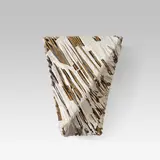 Walter Weer, Wall object, 2007, cardboard, paper, string painted