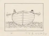 Paul Flora, Political cartoon, mixed lot 13 sheets: April until September