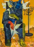 Leherb, Le roi c'est moi, 1963, oil on canvas